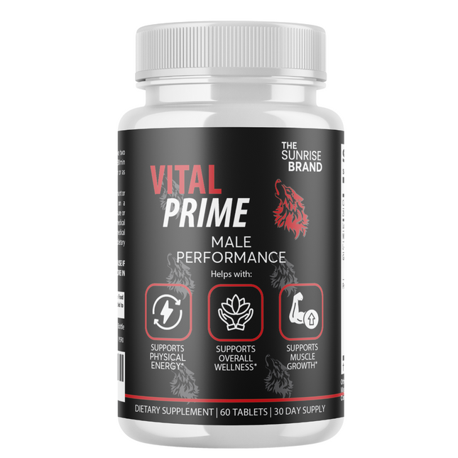 Vital Prime Men Pills, Maximize Energy, Vitality & Stamina - 60 Tablets