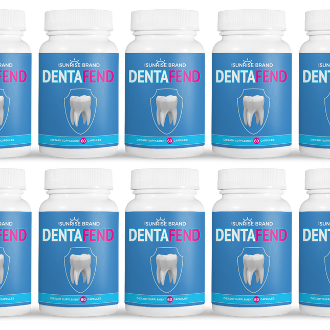 Dentafend for Teeth Supplement Dentafend Pill for Teeth - 10 Bottles 600 Capsules