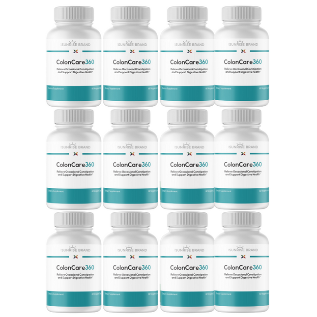 Colon Cleanse 360 Dietary Supplement - 12 Bottles 7200 Capsules