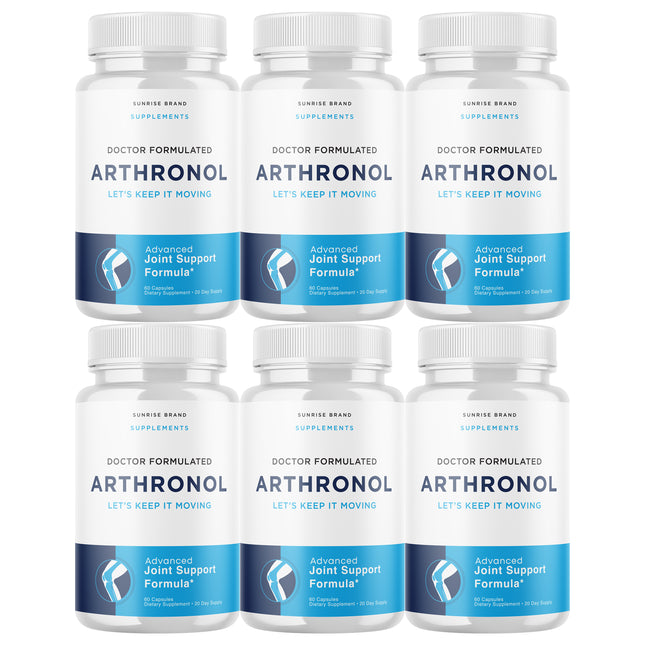 Arthronol Joint Support Pills to Reduce Inflammation & Joint Aches - 6 Pack