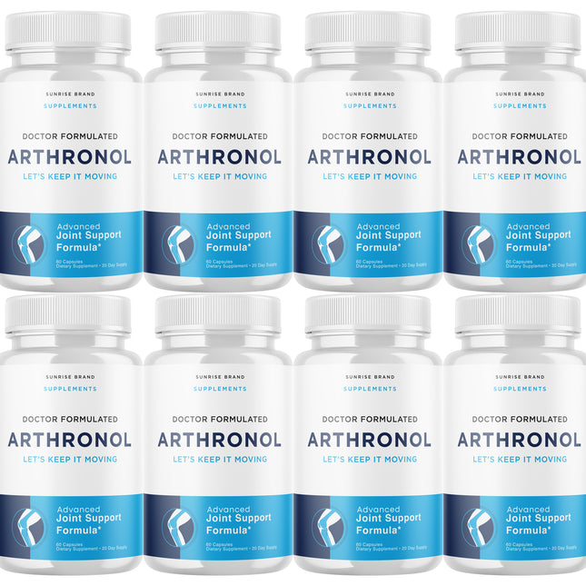 Arthronol Joint Support Pills to Reduce Inflammation & Joint Aches - 8 Pack