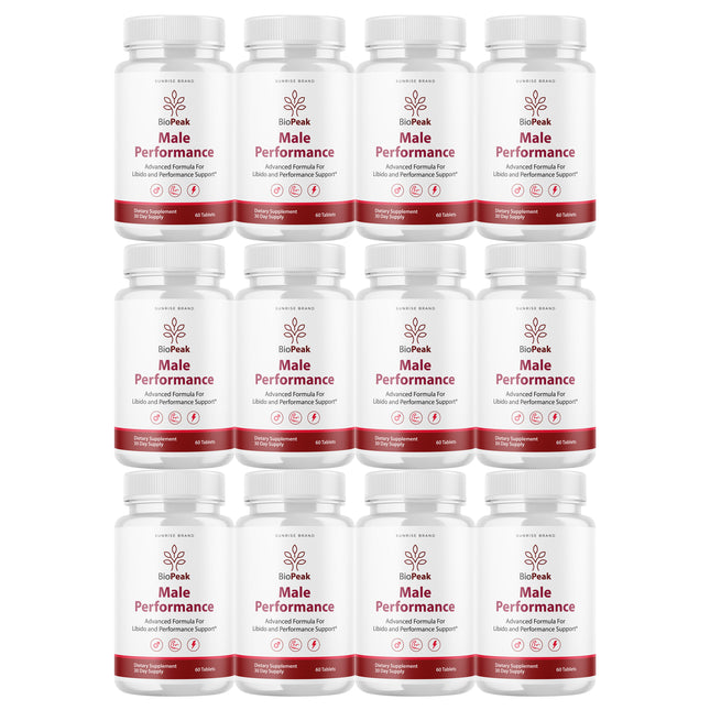 Bio Peak for Male, Bio Peak Advanced Formula Men Support Pills - 12 Pack