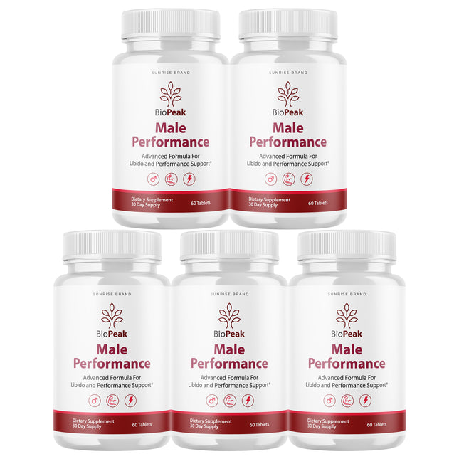 Bio Peak for Male, Bio Peak Advanced Formula Men Support Pills - 5 Pack