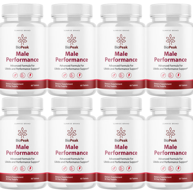 Bio Peak for Male, Bio Peak Advanced Formula Men Support Pills - 8 Pack