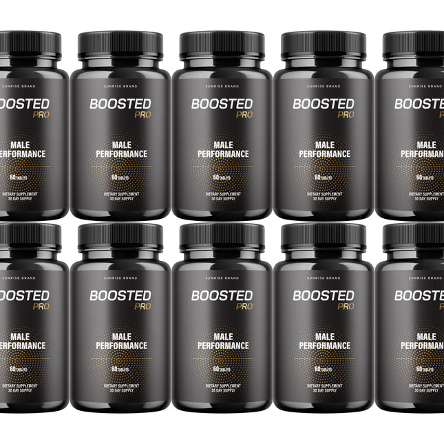 Boosted Pro Pills for Men, Supports T-Levels and Boosts Energy - 10 Pack