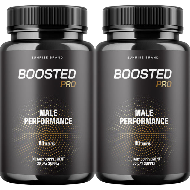 Boosted Pro Pills for Men, Supports T-Levels and Boosts Energy - 2 Pack