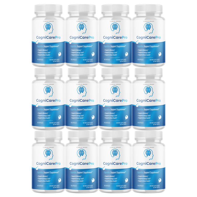 Cognicare Pro Nootropic Capsules, Cogni Care Pro Max Strength Official - 12 Pack