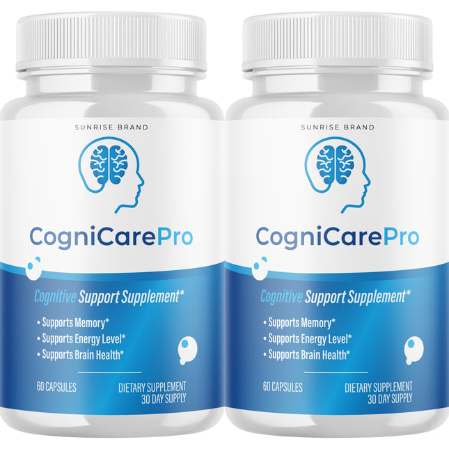 Cognicare Pro Nootropic Capsules, Cogni Care Pro Max Strength Official - 2 Pack