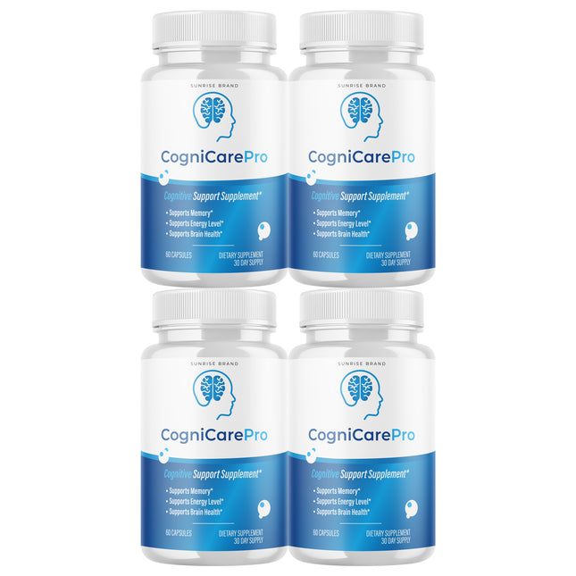 Cognicare Pro Nootropic Capsules, Cogni Care Pro Max Strength Official - 4 Pack