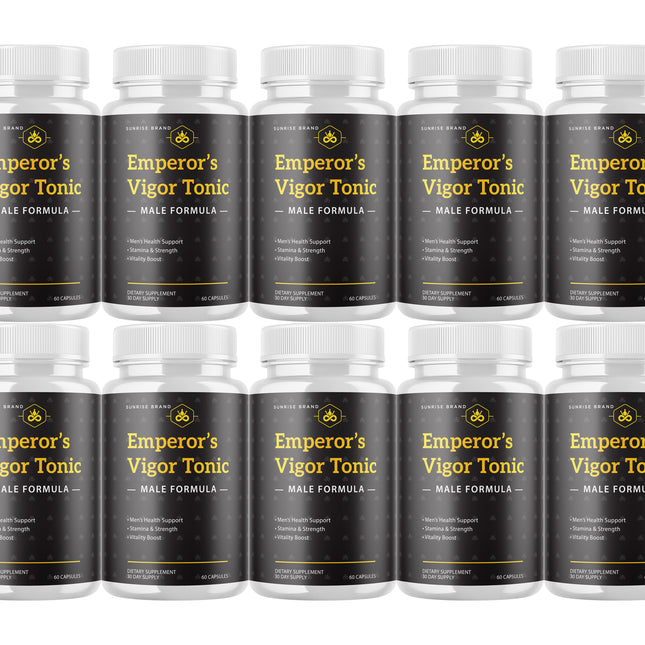 Emperor's Vigor Tonic Supplement for Men, Male Health Pills - 10 Pack