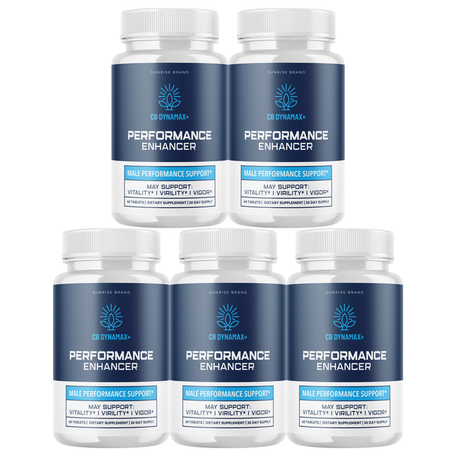 CB Dynamax+ Male Health Pills for Lasting Performance and Endurance - 5 Pack