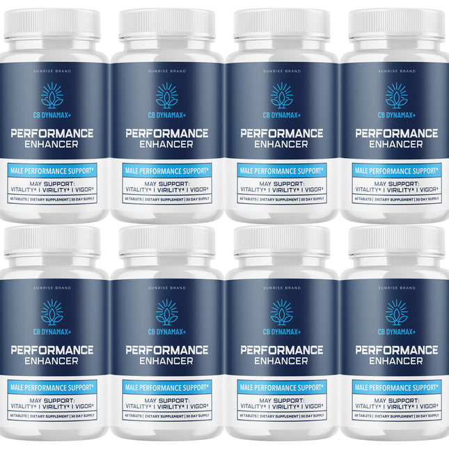 CB Dynamax+ Male Health Pills for Lasting Performance and Endurance - 8 Pack