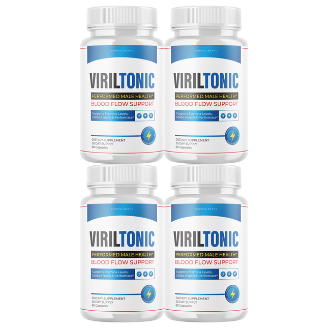 Viriltonic for Male, Viril Tonic Advanced Formula Men Support - 4 Pack