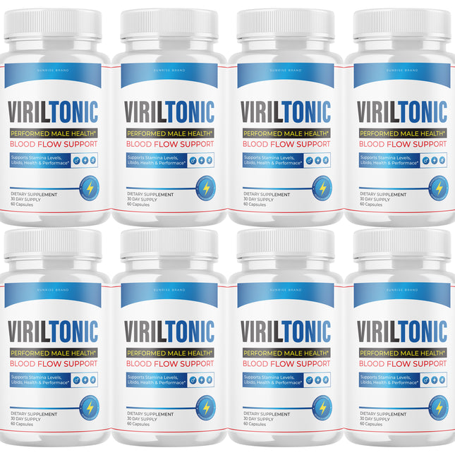 Viriltonic for Male, Viril Tonic Advanced Formula Men Support - 8 Pack