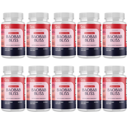 Baobab Bliss - weight loss pills, weight loss supplement, exogenous keto - 10 Bottles