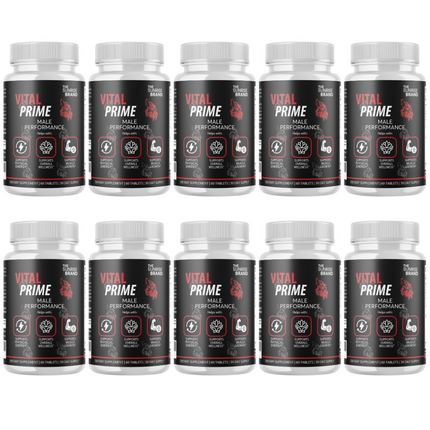 Vital Prime Men Pills, Maximize Energy, Vitality & Stamina - 10 Bottles
