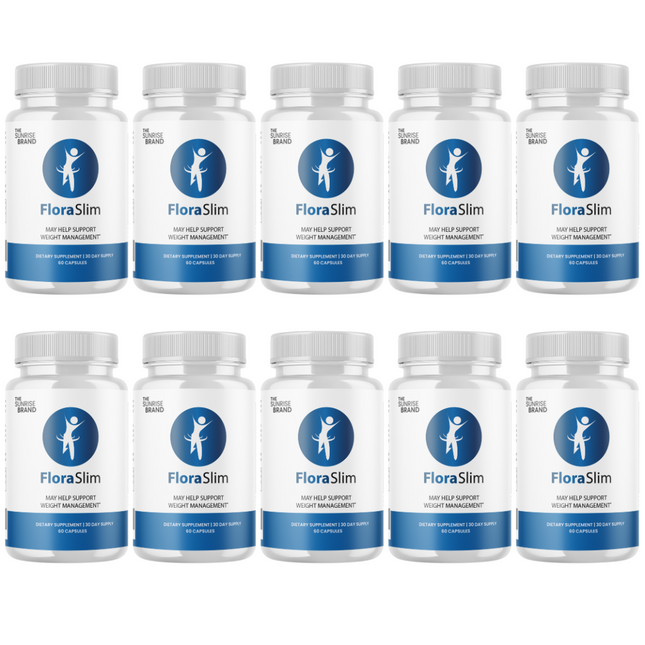 FloraSlim -Supplements to boost metabolism, Weight loss capsules - 10 Bottles