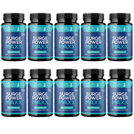 Surge Power Maxx Enhancement for Men, Surge Power Maxx Male Pills - 10 Bottles