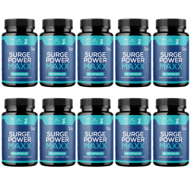 Surge Power Maxx Enhancement for Men, Surge Power Maxx Male Pills - 10 Bottles