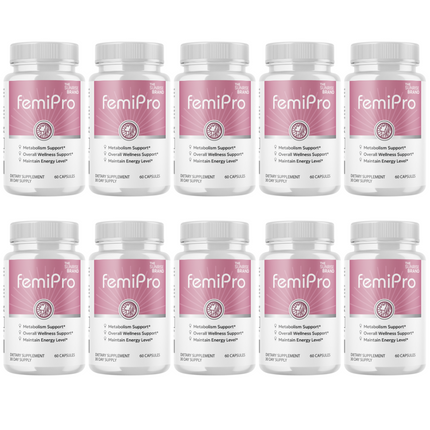 FemiPro Pills- Support a Healthy Urinary Microbiome , Overall Health - 10 Bottles