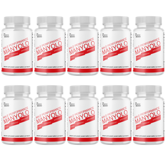 Manyolo Tablets For Men Supplement Prime Male Virility Support - 10 Bottles