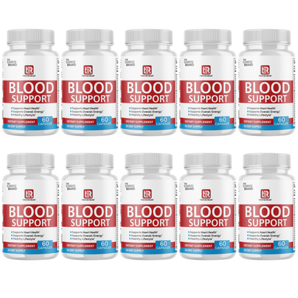 Trusted Relief Blood Support Pills for Managing Sugar & Pressure Levels - 10 Bottles