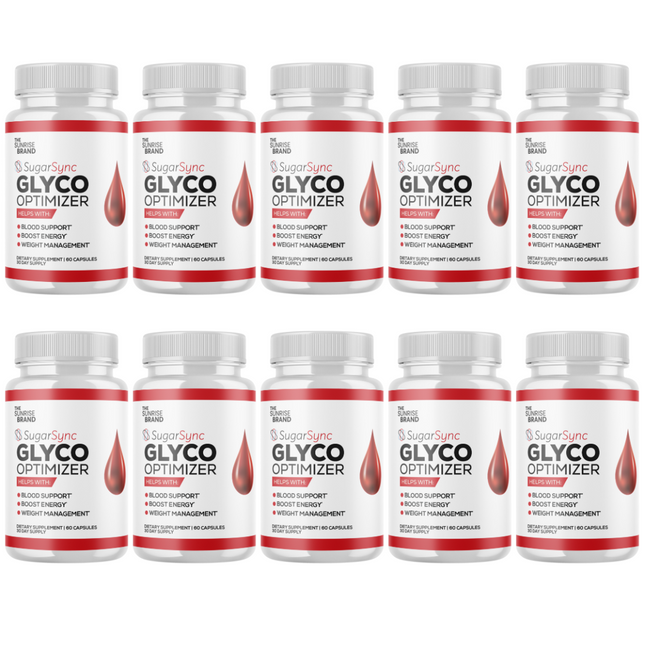 Sugar Sync Glyco Optimizer Maximum Strength Glycogen Supplement - 10 Bottles