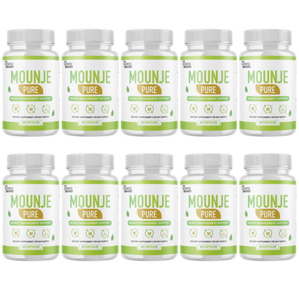 Mounje Pure Weight Loss Capsules, MounjePure Metabolism Booster Pills - 10 Bottles