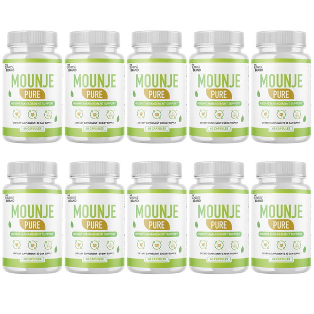 Mounje Pure Weight Loss Capsules, MounjePure Metabolism Booster Pills - 10 Bottles