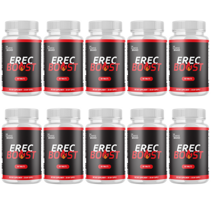 Erecboost Capsules – Erec Boost for Overall Health & Energy - 10 Bottles