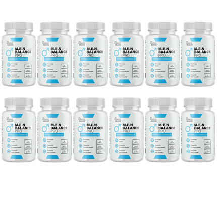 Men Balance Pro Pills, Maximize Energy, Vitality & Stamina - 12 Bottles