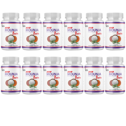 Mounja Burn Weight Loss Capsules Fat Burning - 12 Bottles