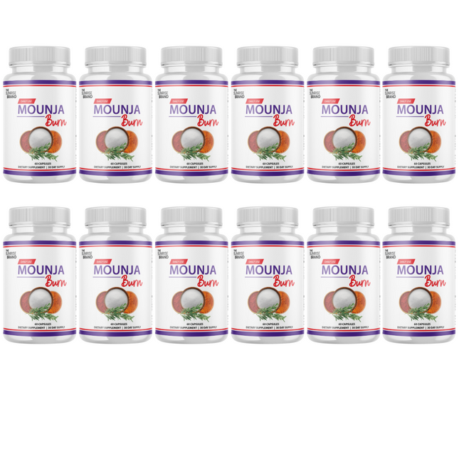 Mounja Burn Weight Loss Capsules Fat Burning - 12 Bottles