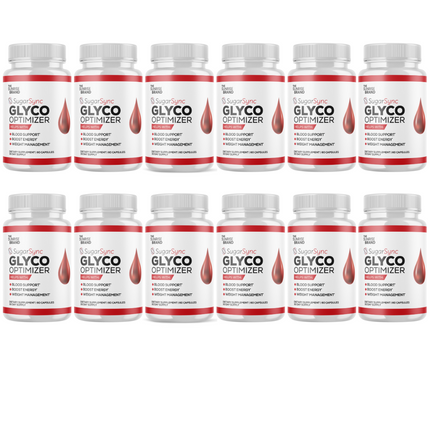 Sugar Sync Glyco Optimizer Maximum Strength Glycogen Supplement - 12 Bottles