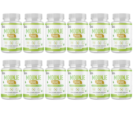 Mounje Pure Weight Loss Capsules, MounjePure Metabolism Booster Pills - 12 Bottles