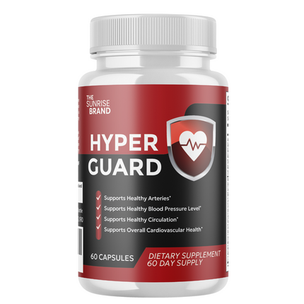 Hyper Guard Blood Support Pills for Healthy Blood Levels & Heart Health - 60 Capsules