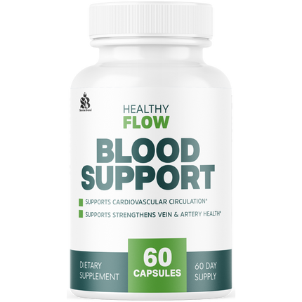 Healthy Flow Blood Support - HealthyFlow Support - Maximum Strength, Vitamins for Overall Health & Wellness, 1 Bottle for 1 Month