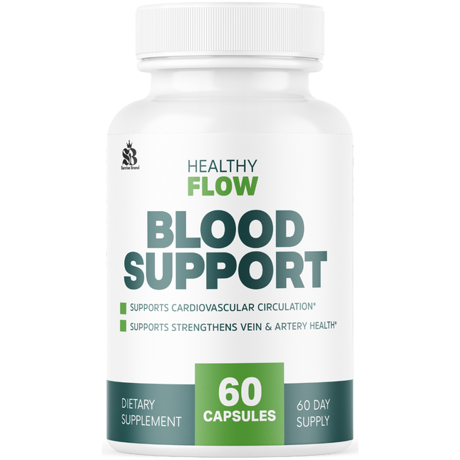 Healthy Flow Blood Support - HealthyFlow Support - Maximum Strength, Vitamins for Overall Health & Wellness, 1 Bottle for 1 Month