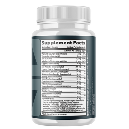 TC 24 Prostate Supplement for Men Capsule - TC24 Bladder Control Pills - 4 Bottles