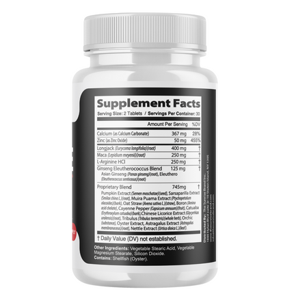 VirilWood Performance & Drive Pills for Men, Viril Wood Male Support - 5 Bottles