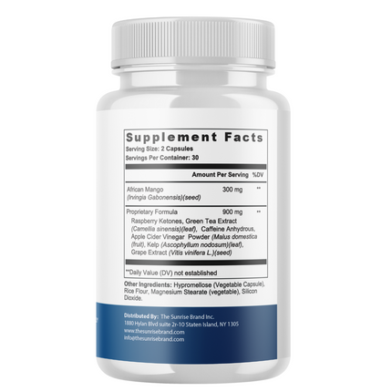 FloraSlim -Supplements to boost metabolism, Weight loss capsules - 6 Bottles