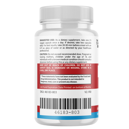 Trusted Relief Blood Support Pills for Managing Sugar & Pressure Levels - 60 Capsules