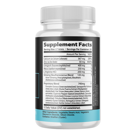 Health Charm Male Pills - Maximize Energy, Vitality & Stamina - 3 Bottles