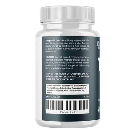 TC 24 Prostate Supplement for Men Capsule - TC24 Bladder Control Pills - 4 Bottles
