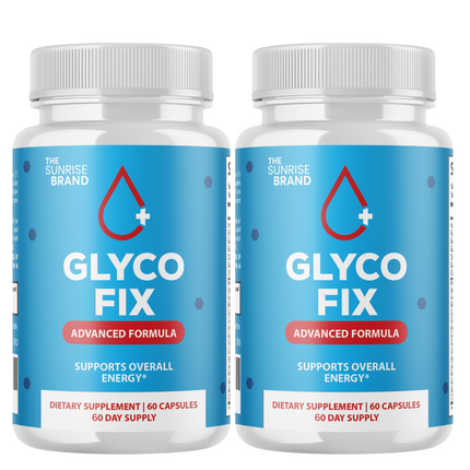 Glyco FIx Pills - Glyco Fix Blood Sugar Health Support Formula - 2 Bottles