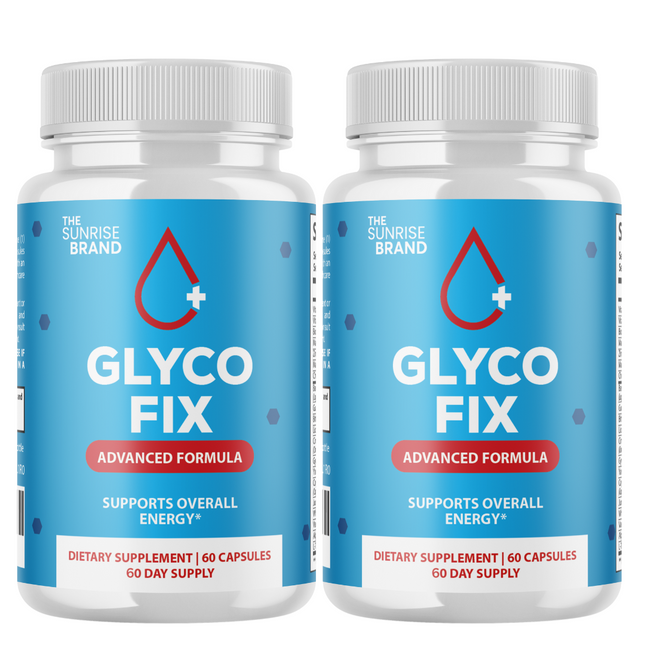 Glyco FIx Pills - Glyco Fix Blood Sugar Health Support Formula - 2 Bottles