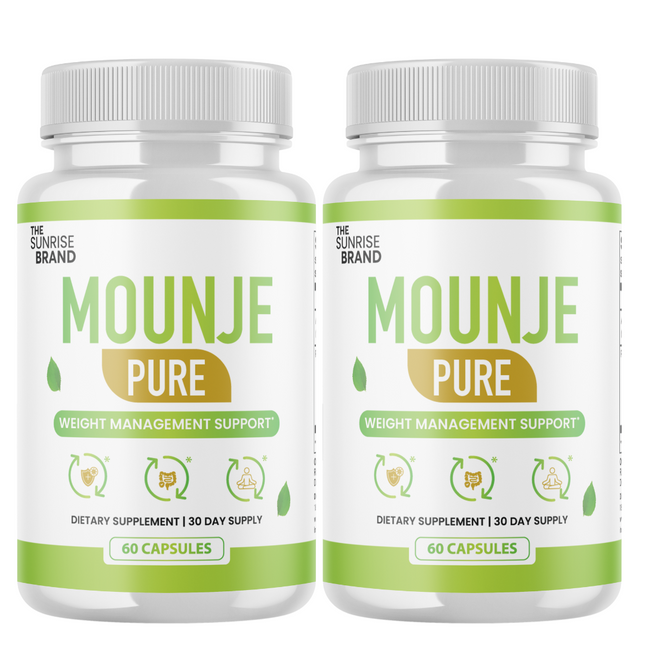 Mounje Pure Weight Loss Capsules, MounjePure Metabolism Booster Pills - 2 Bottles