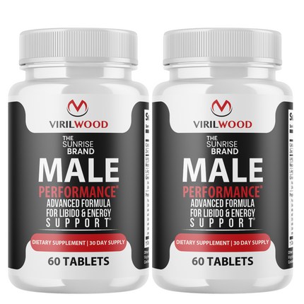 VirilWood Performance & Drive Pills for Men, Viril Wood Male Support - 2 Bottles
