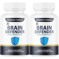 (2 Pack) Brain Defender - Official Brain Defender Supplement Advanced Pills, Natural Brain Defender Brain and Memory Support, 120 Capsules for 2 Months