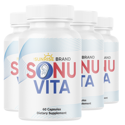 Sonuvita Hearing Support-Enhance Ear Health & Healthy Hearing 4 pck 240 Capsules